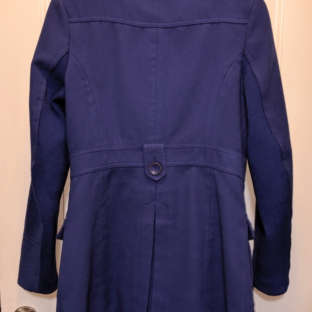 Jou Jou Ladies Double Breasted Wool Peacoat M - Picture 3 of 8
